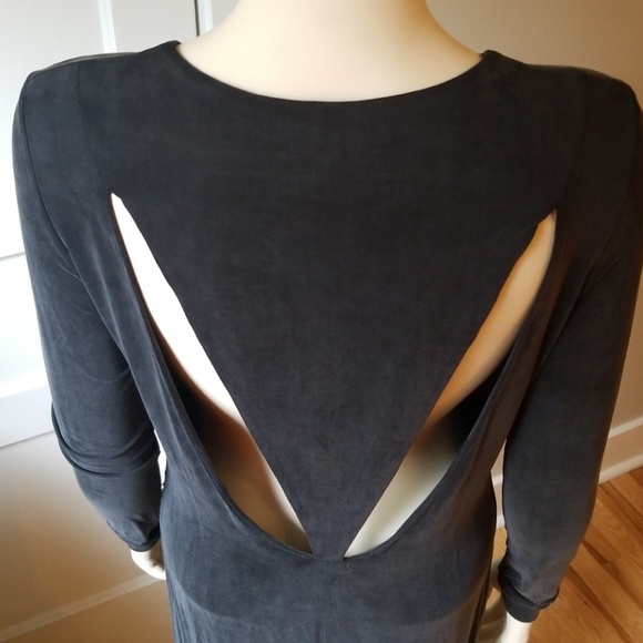 BLACK DRESS CUT OUT BACK - Picture 5 of 6